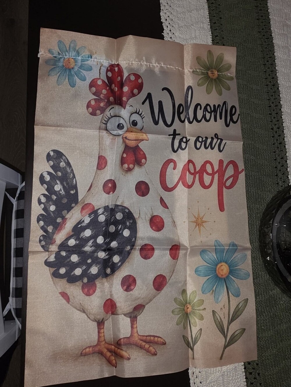 🆕️ New Chicken Garden Flag